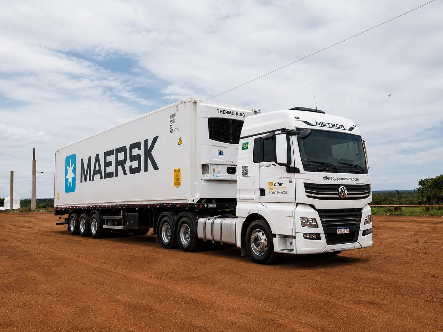 Container refrigerado Reefer da Alfer Equipamentos para locação em Recife